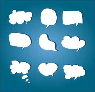 Blog speech bubble Blog Animated Stickdatei