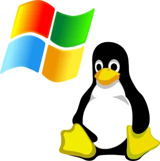 Windows Penguin Action Stickdatei