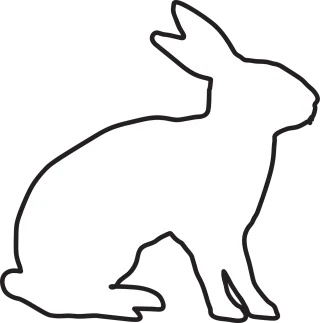 Rabbit Animal Bunny Stickdatei