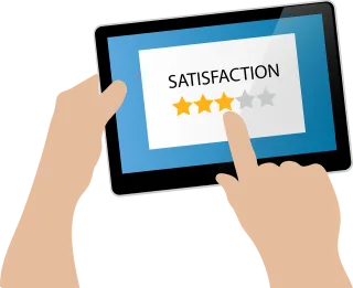 User satisfaction User feedback Feedback Stickdatei