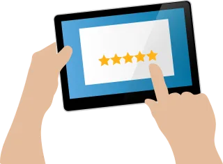 Feedback Star rating User rating Stickdatei