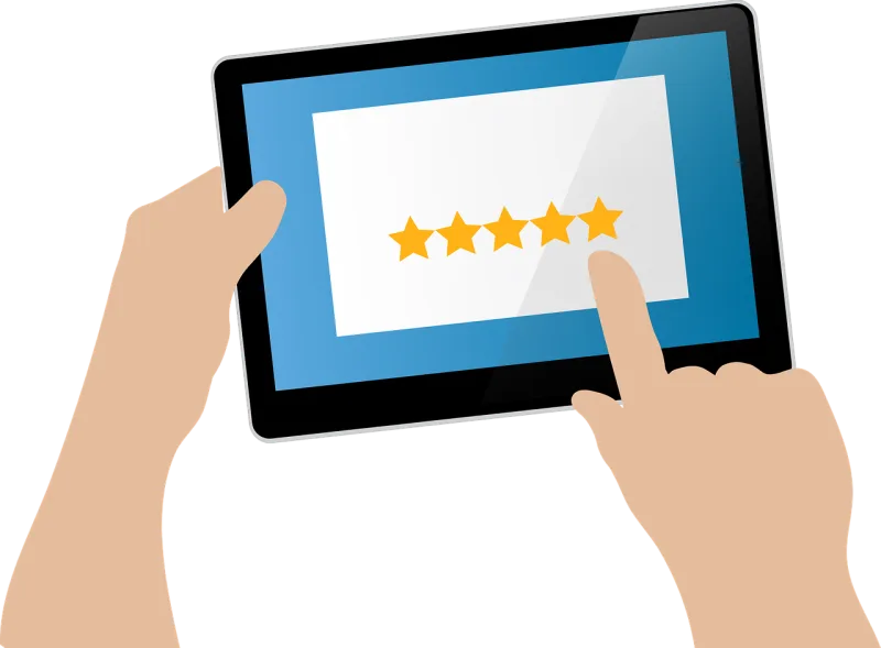 Feedback Star rating User rating Stickdatei – Weihnachten
