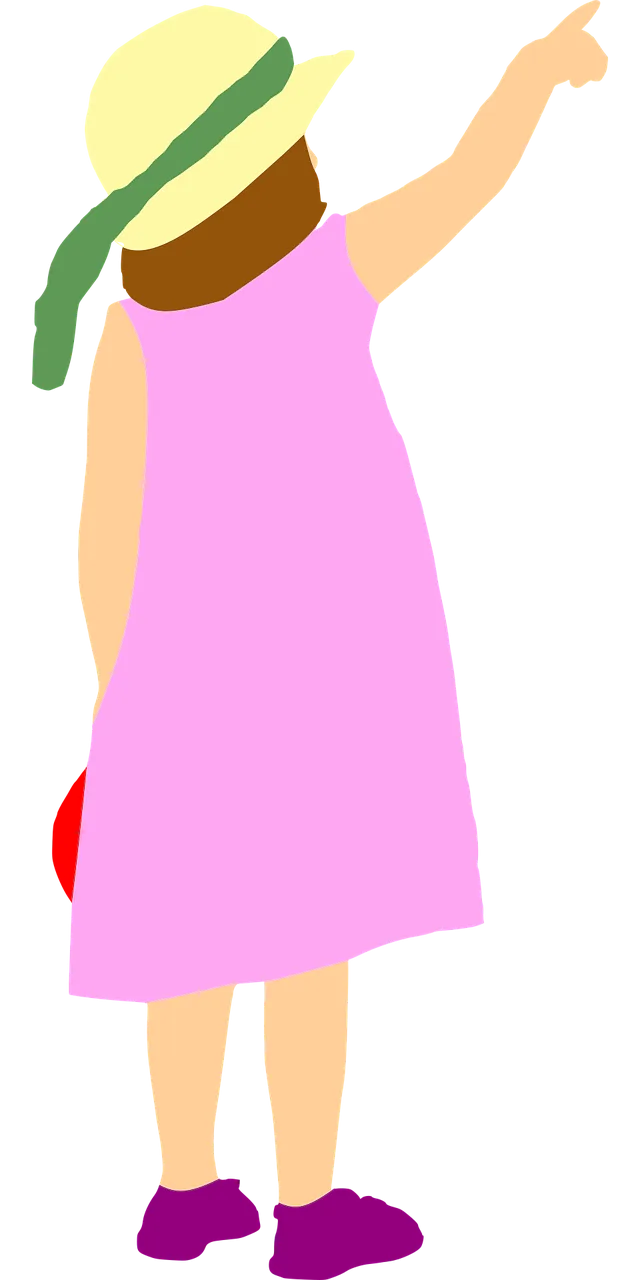 Girl Pointing Dress Stickdatei – Fahrzeuge