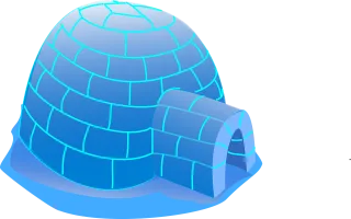 Igloo Eskimo Home Stickdatei