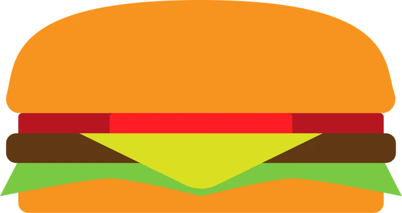 Food Hamburger Fast Stickdatei – Essen & Trinken