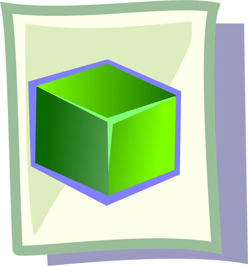 Box Cube Green Stickdatei – Sport