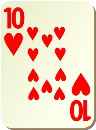 Hearts Heart Ten Stickdatei