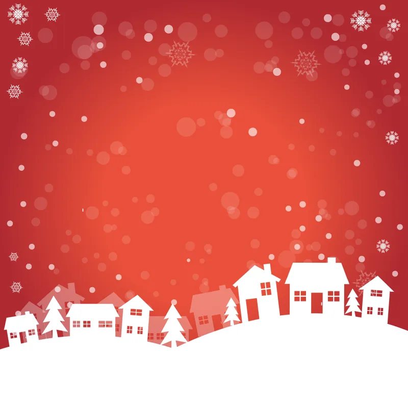 Winter Beautiful wallpaper Landscape Stickdatei – Weihnachten