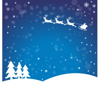 Christmas Santa claus Nature Stickdatei