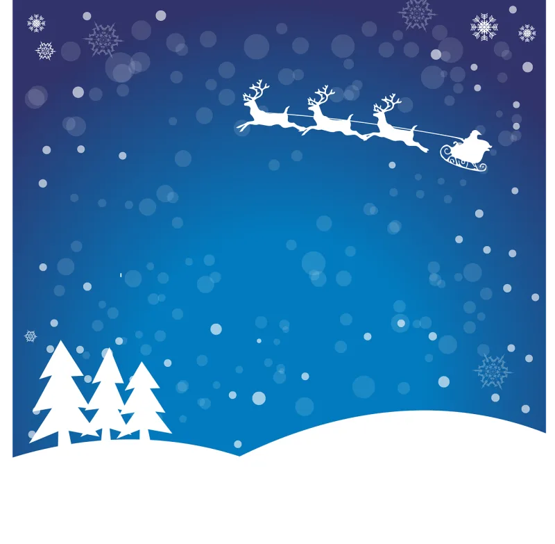 Christmas Santa claus Nature Stickdatei – Weihnachten