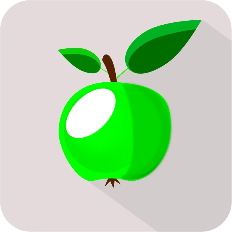 Apple Green apple Fruit Stickdatei – Essen & Trinken