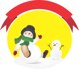 Snow Winter Snowman Stickdatei