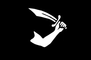 Flag Pirate Black Stickdatei