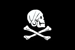 Flag Pirate Symbols Stickdatei