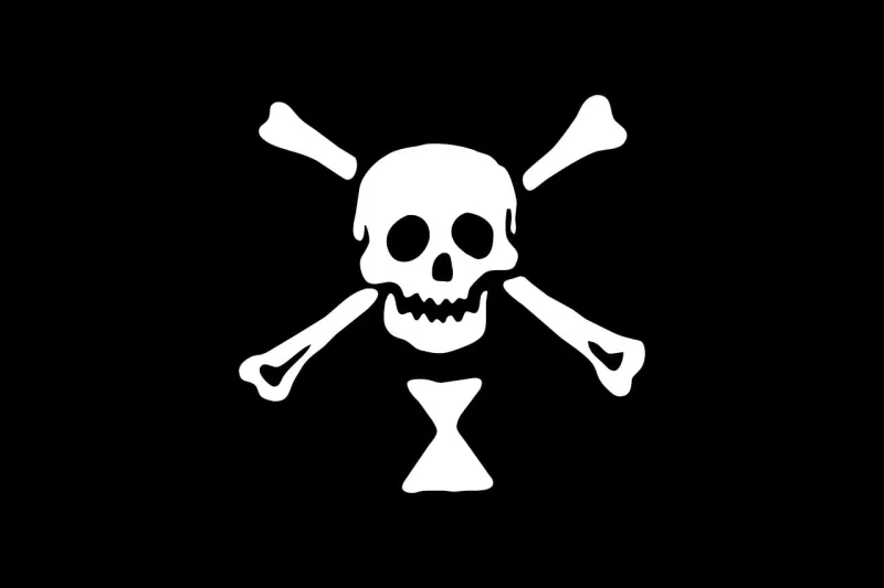 Flag Pirate Jolly roger Stickdatei – Kinder