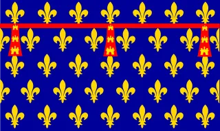 Flag County of artois Artois Stickdatei – Blumen