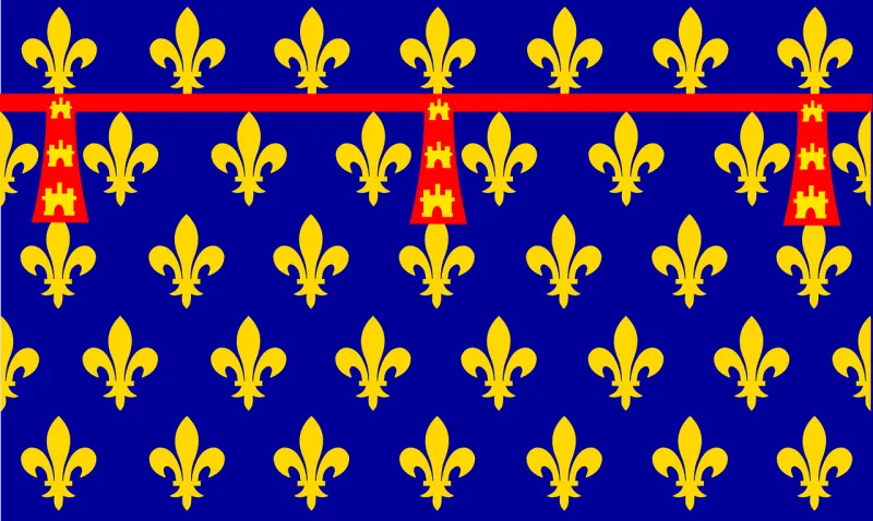 Flag County of artois Artois Stickdatei – Blumen