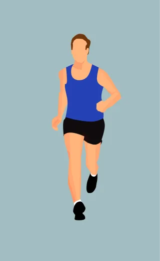 Athlete Athletic Body Stickdatei