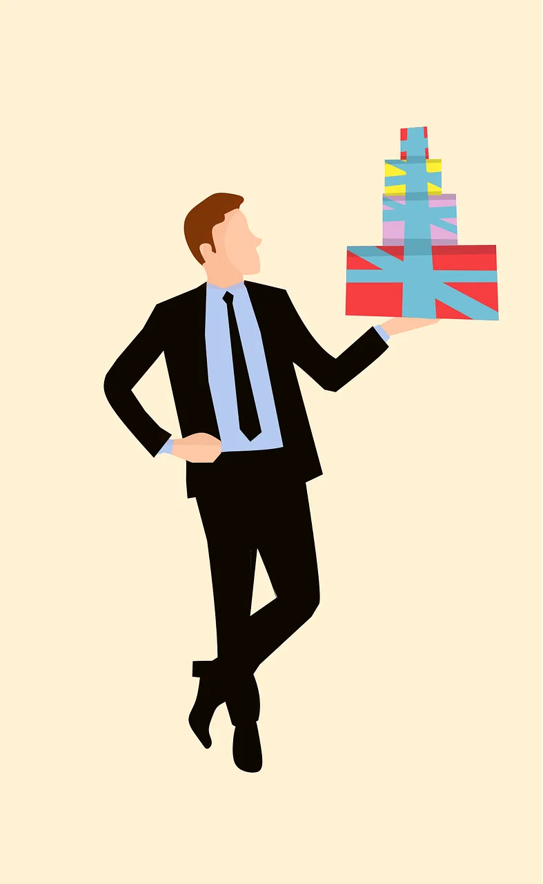 Box Business Businessman Stickdatei – Weihnachten