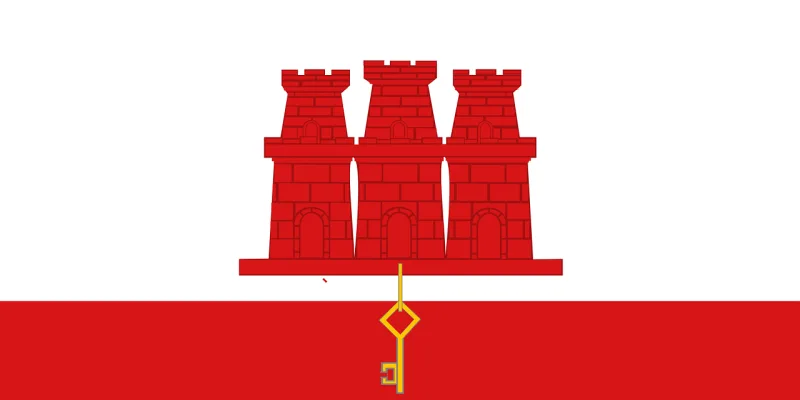 Flag Gibraltar Banner Stickdatei – Kinder