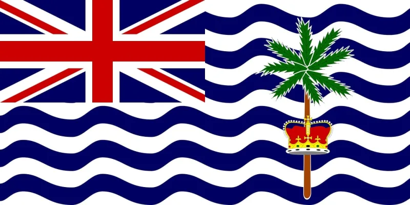 Diego garcia Flag British indian ocean territory Stickdatei – Natur
