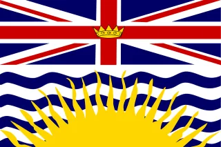 British British flag Columbia Stickdatei – Natur