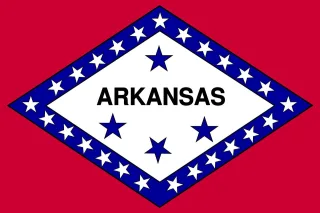 Flag Arkansas State Stickdatei