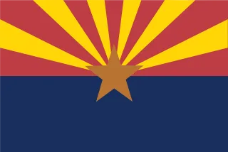 Flag State Arizona Stickdatei