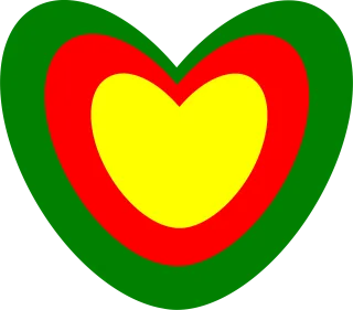 Heart The colors Colorful Stickdatei