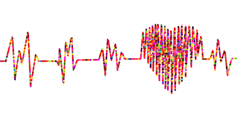 Electrocardiogram Blood pressure Ekg Stickdatei – Herzen & Liebe