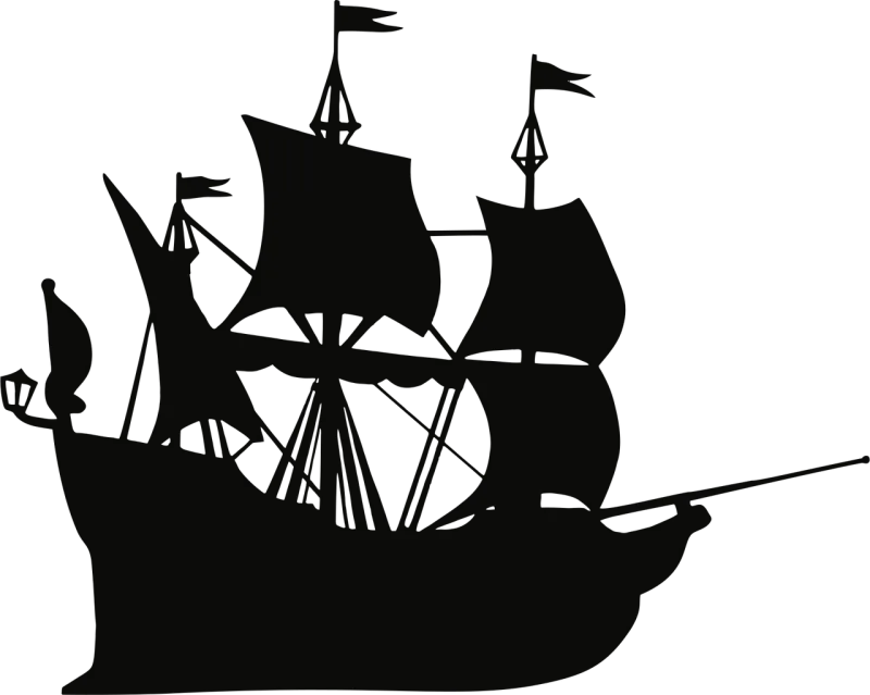 Boat Galleon Ship Stickdatei – Fahrzeuge