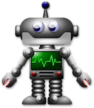 Adorable Android Artificial Stickdatei