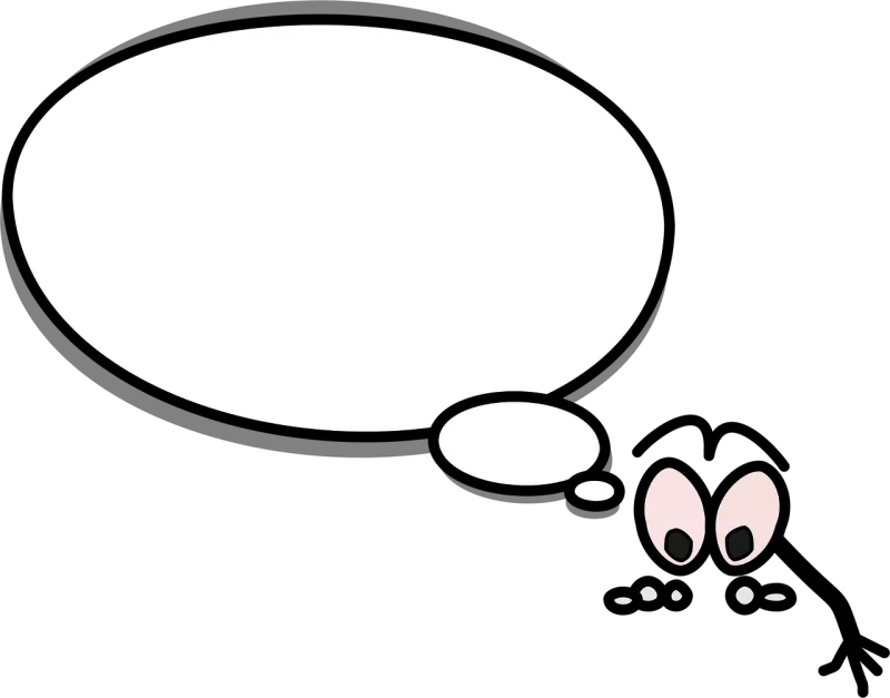 Text Balloon Eyes Stickdatei – Kinder