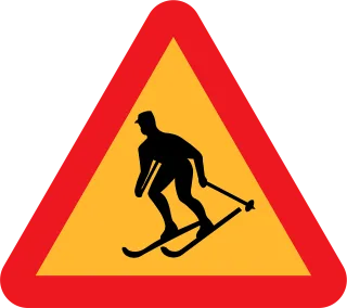 Ski Signs Symbols Stickdatei