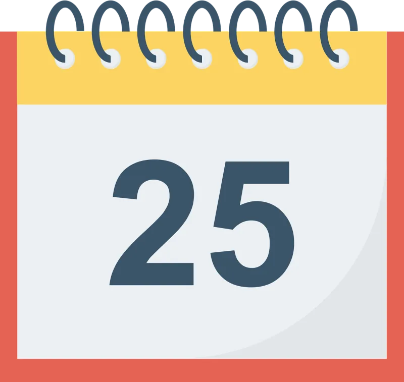 Calendar Schedule Day Stickdatei – Musik