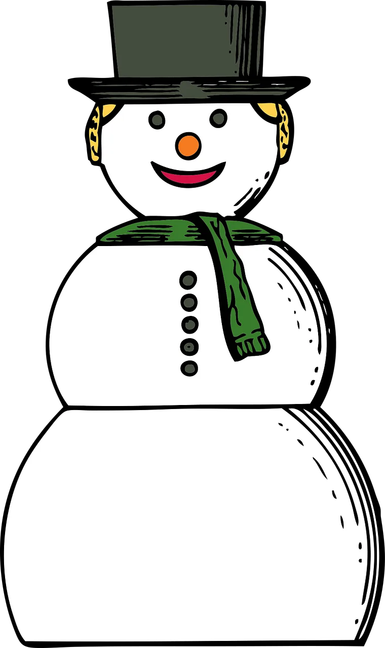 Snowman Nature Winter Stickdatei – Weihnachten