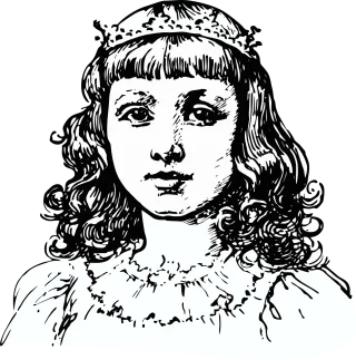 Princess Royalty Fairy tale Stickdatei