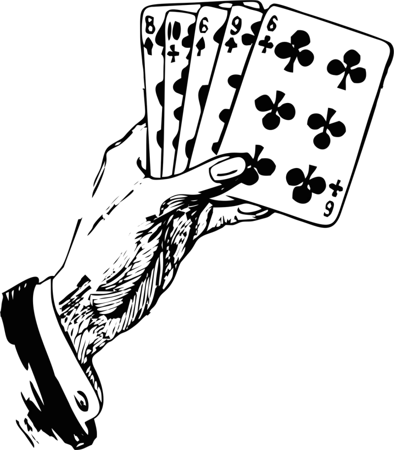 Playing cards Cards Magic Stickdatei – Natur