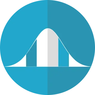 Bayesian Statistics Bell curve Stickdatei