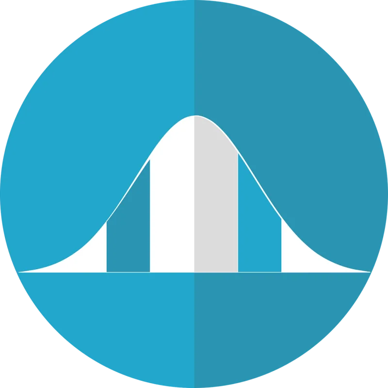 Bayesian Statistics Bell curve Stickdatei – Weihnachten