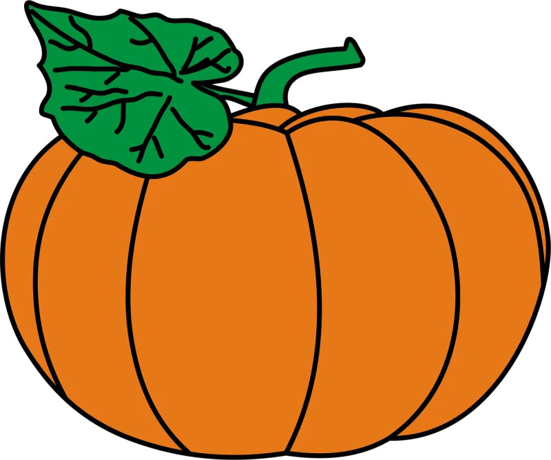 Pumpkin Fruit Vegetable plant Stickdatei – Essen & Trinken