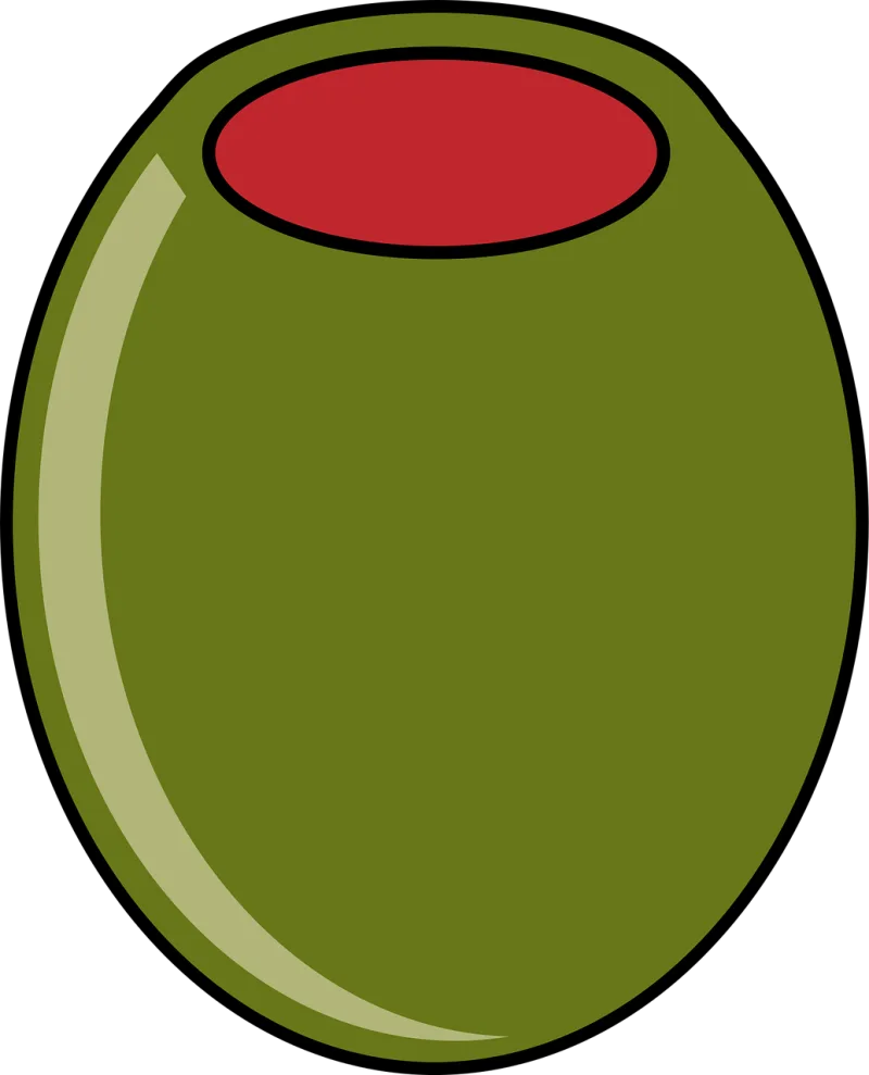 Olive Green Mediterranean Stickdatei – Essen & Trinken