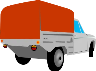 Pickup Truck Transportation Stickdatei