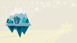 Christmas Background Comet Stickdatei