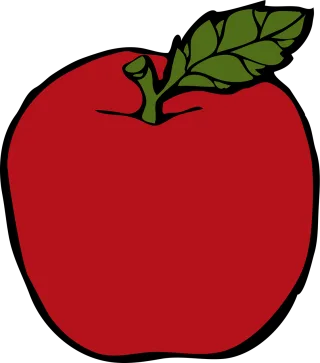 Apple Fruit Red Stickdatei – Essen & Trinken
