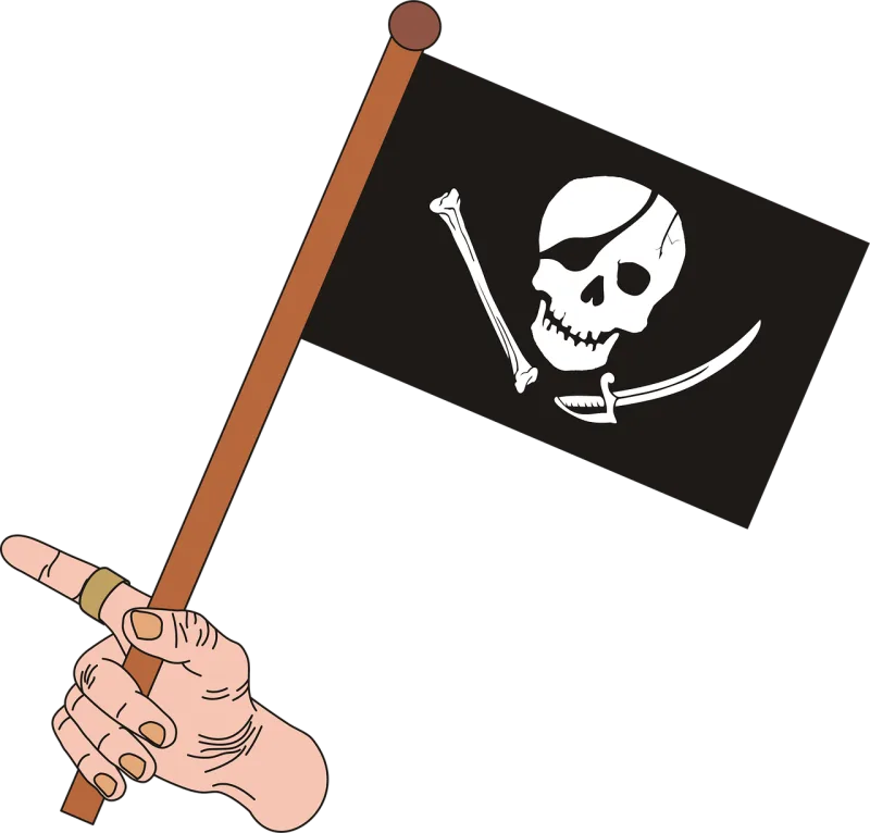 Graphics Pirate Skull Stickdatei – Kinder