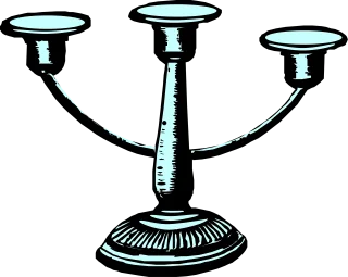 Candlestick Candle Candlelight Stickdatei