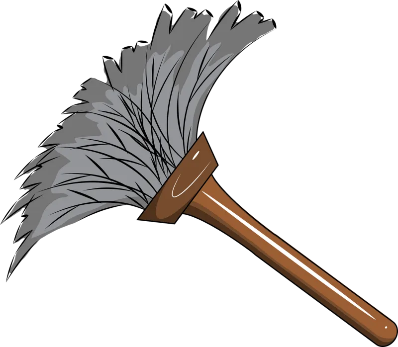 Duster Feather Clean Stickdatei – Natur