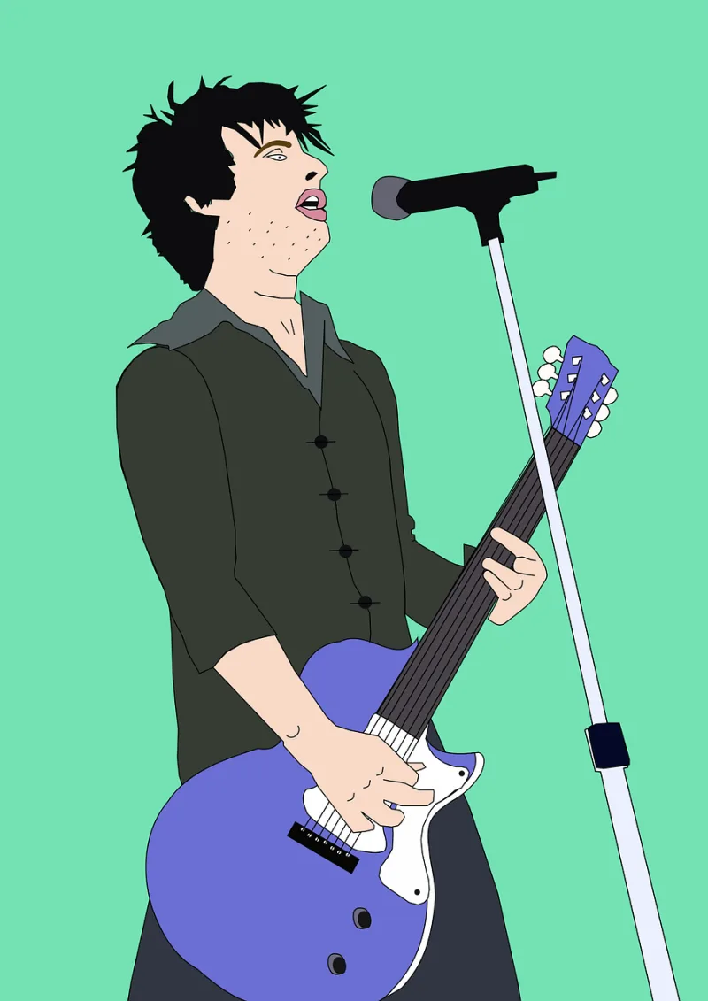 Musician Singer Guitarist Stickdatei – Musik