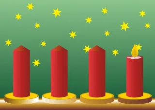 Advent First advent Advent season Stickdatei
